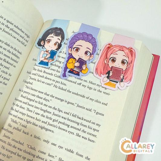 KPDH Huntrix Magnetic Bookmarks