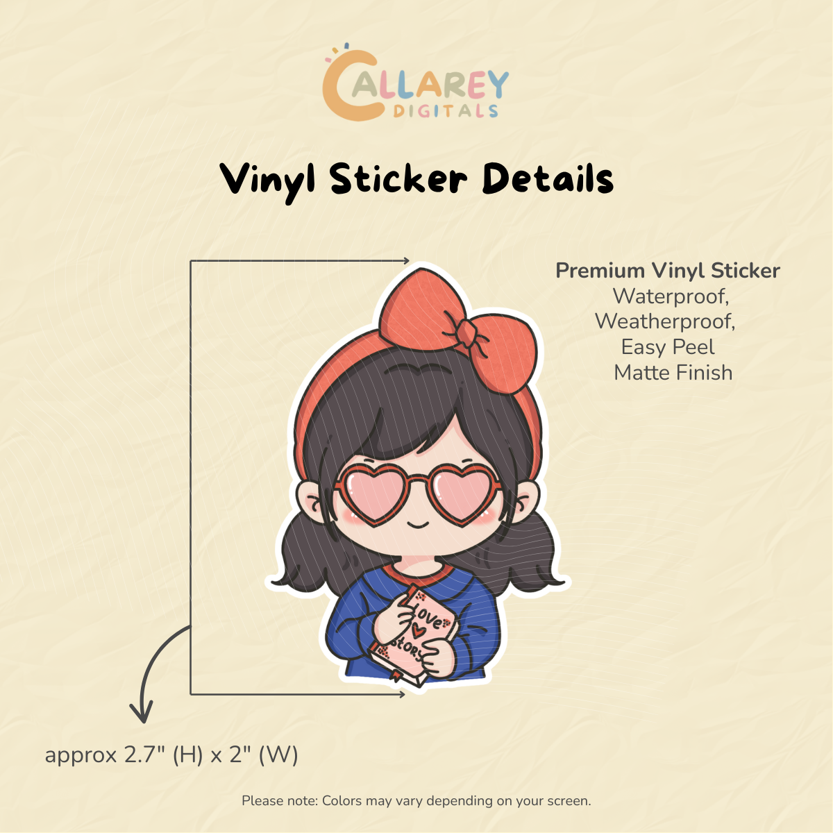 Romance Reader Magnetic Bookmark & Sticker | Bookish Charm for Readers