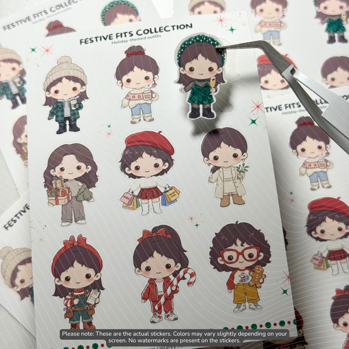 Sticker Sheet I Festive Fits Collection