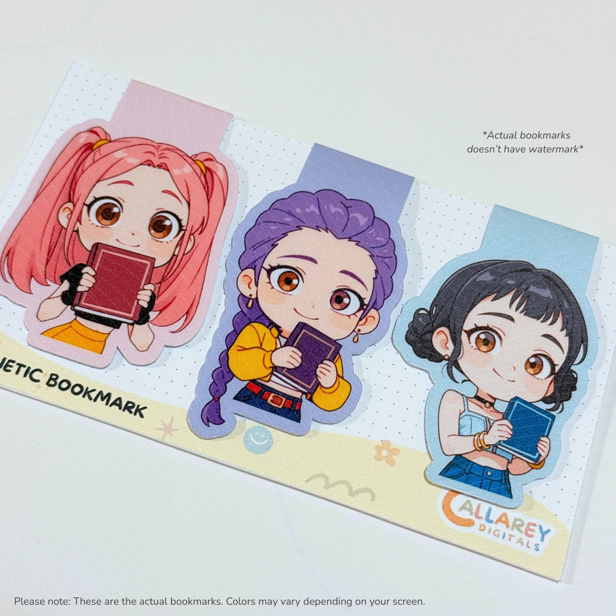 KPDH Huntrix Magnetic Bookmarks