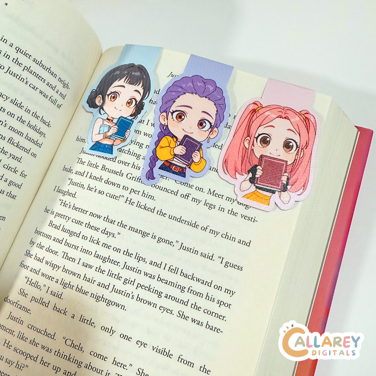 KPDH Huntrix Magnetic Bookmarks