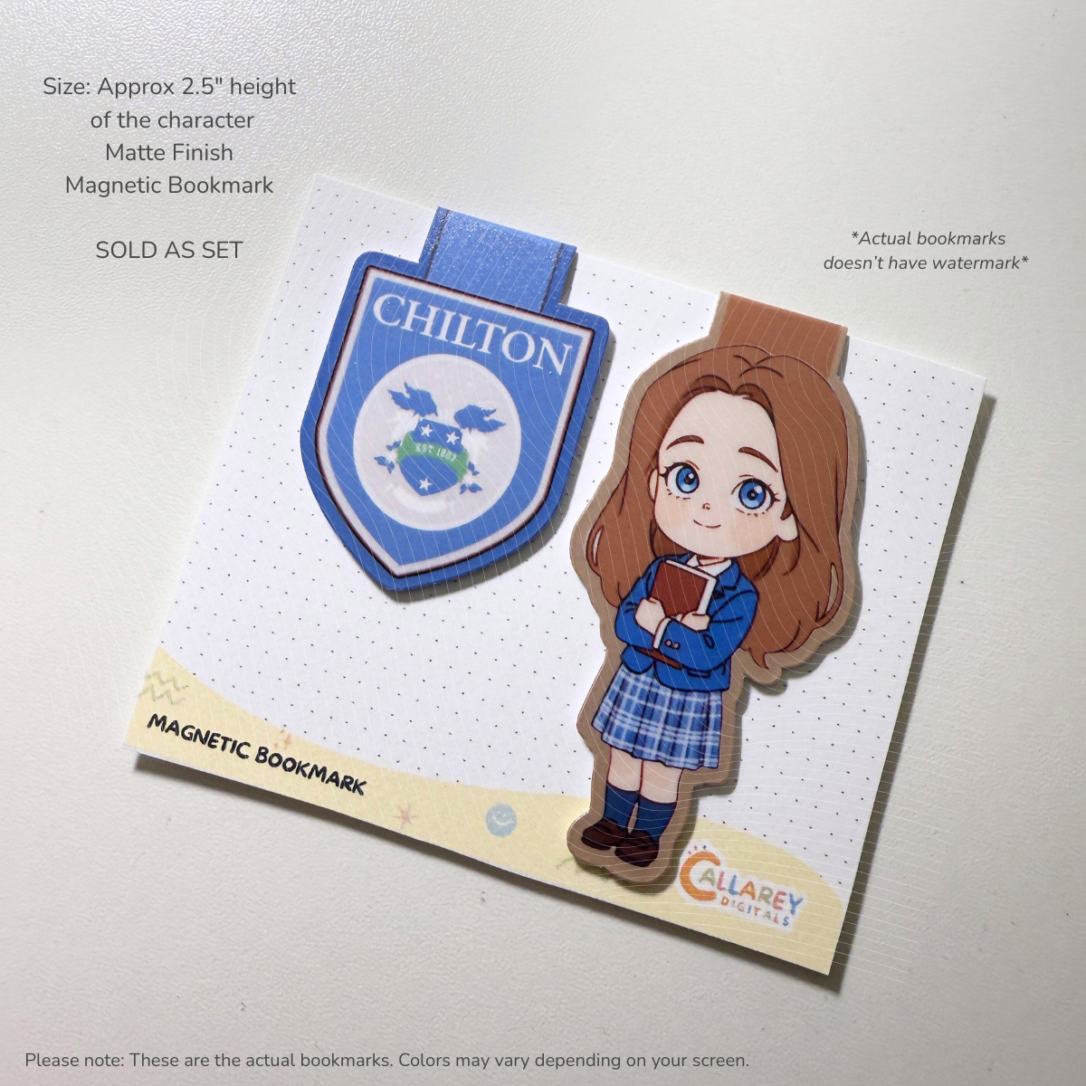 Rory Gilmore x Chilton Magnetic Bookmarks