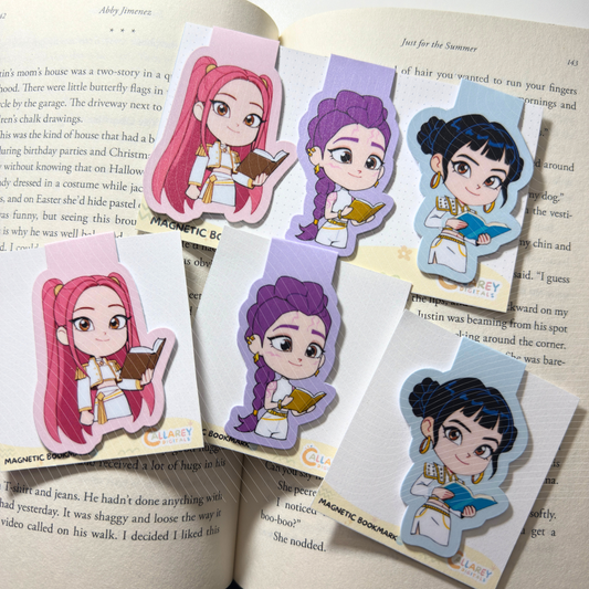 KPDH Huntrix Golden Magnetic Bookmarks