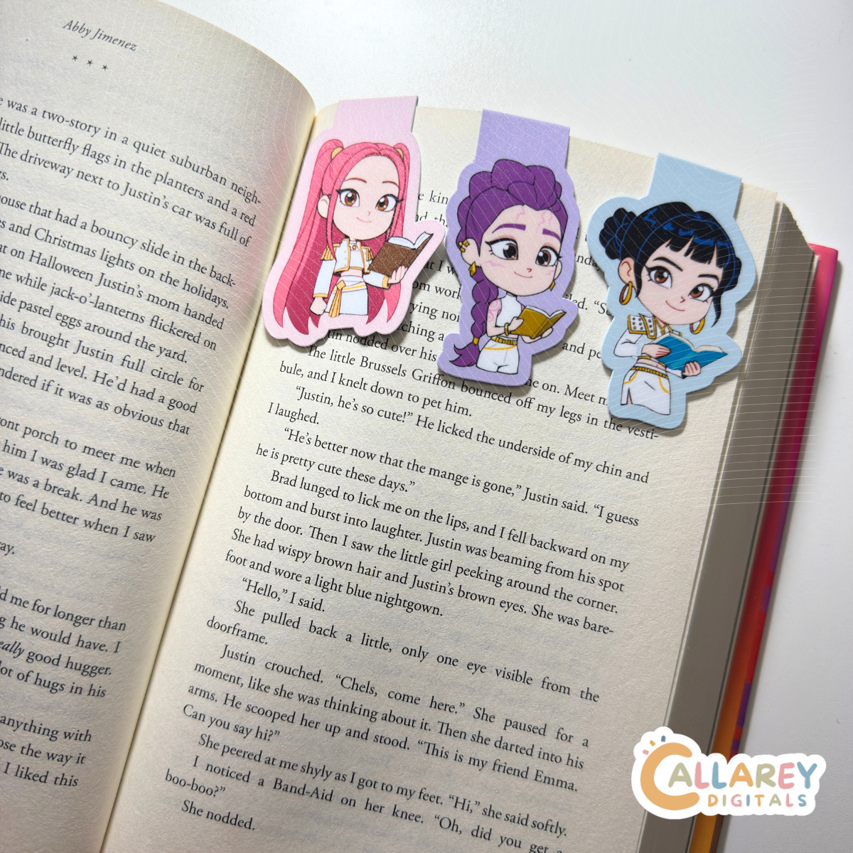 KPDH Huntrix Golden Magnetic Bookmarks