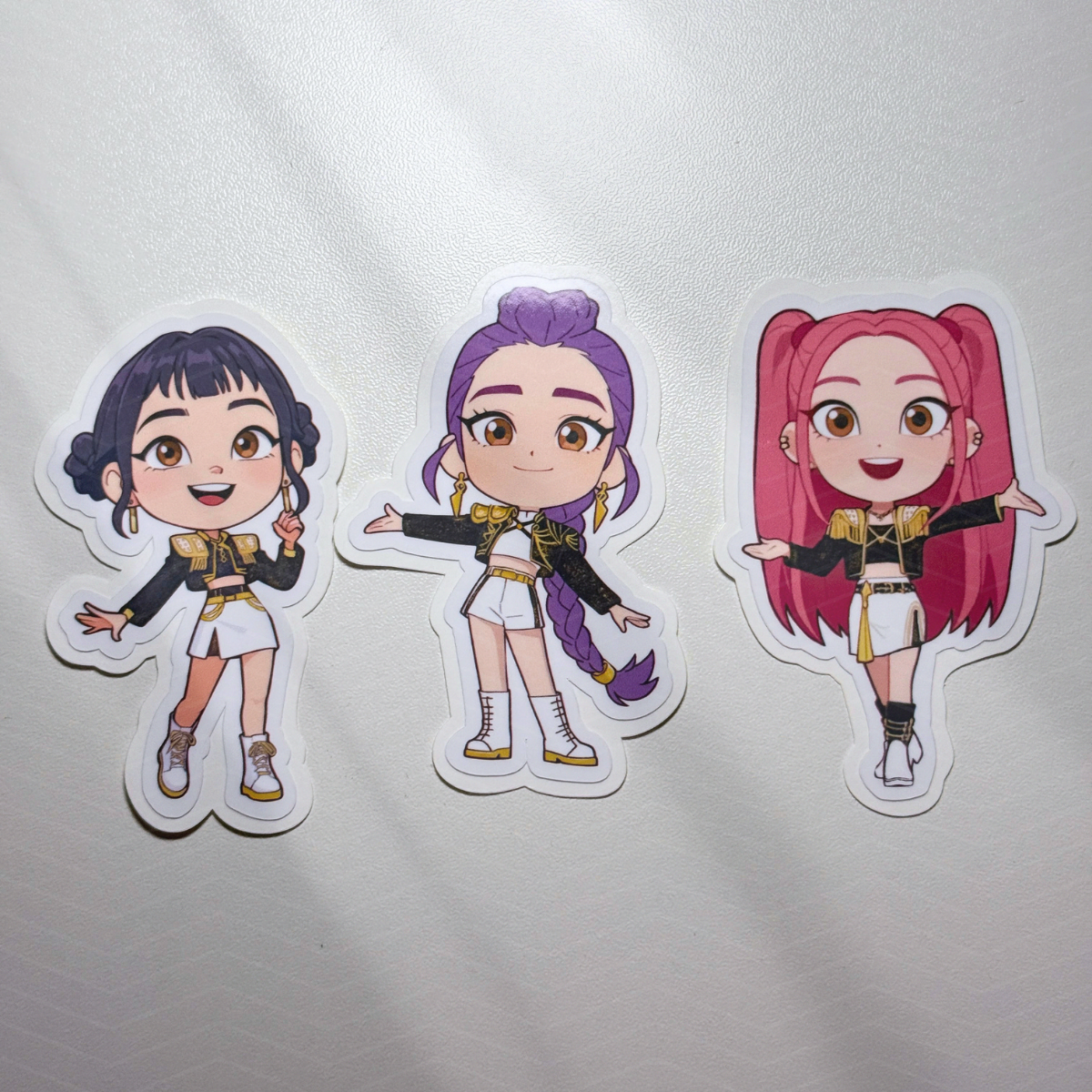 Kpop Demon Hunters Golden l KPDH l Rumi, Zoey, Mira | Waterproof, Vinyl Stickers Set